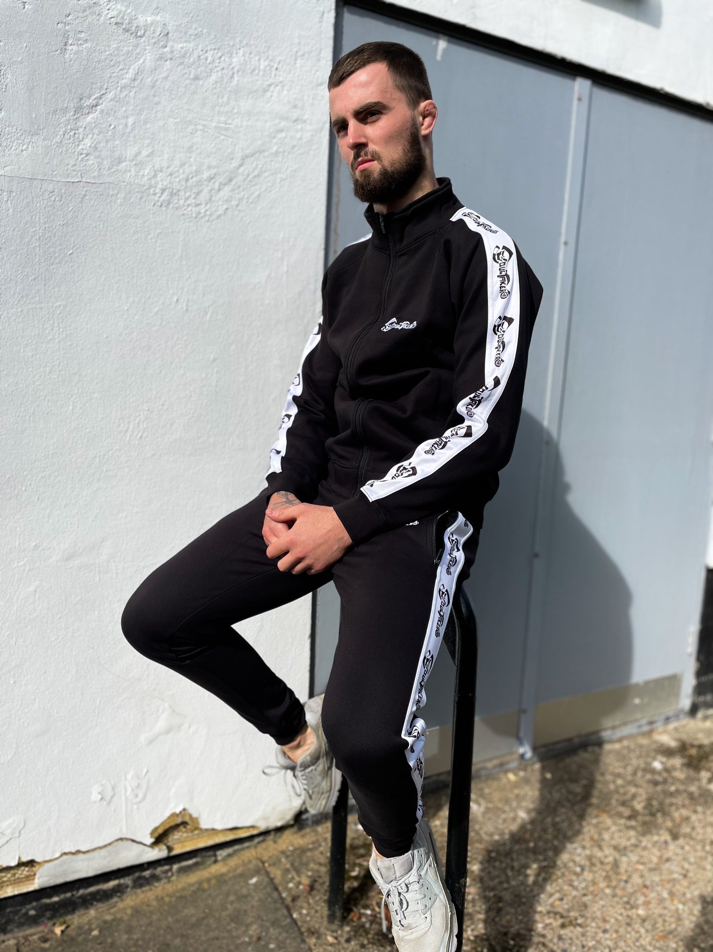 White Trim Vintage Tracksuit