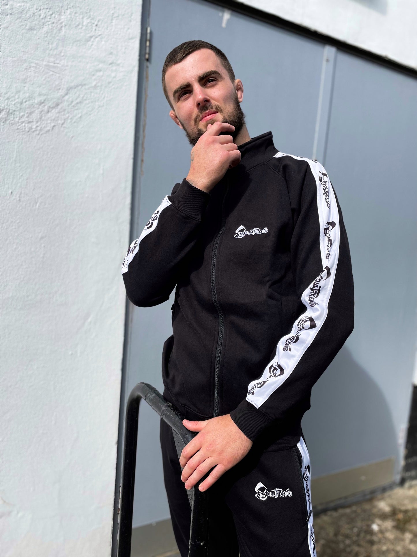 White Trim Vintage Tracksuit